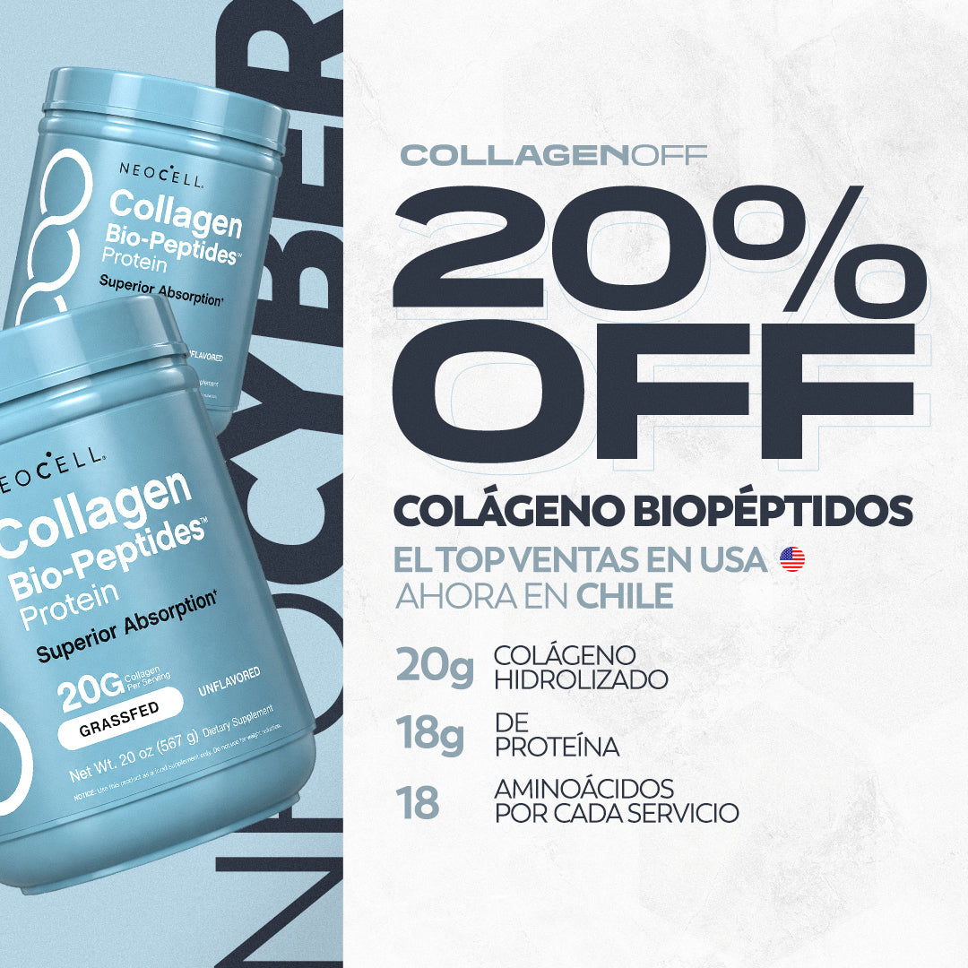 Neocell Colágeno Bio-Péptidos™ – 20 g de Colágeno por Porción