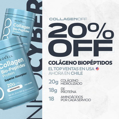 Neocell Colágeno Bio-Péptidos™ – 20 g de Colágeno por Porción